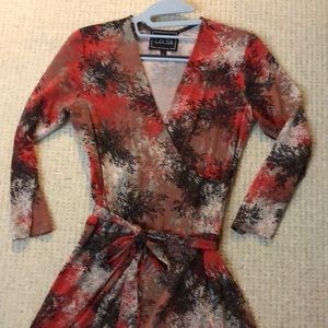 Rayon Leota Wrap Dress size L